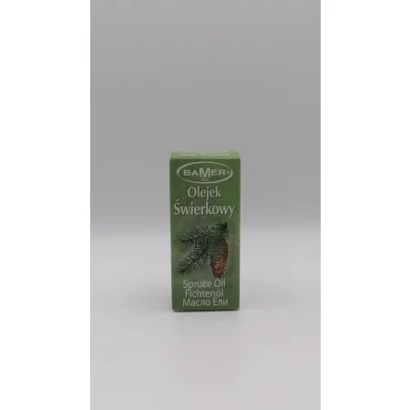 BAMER OLEJEK ETERYCZNY ŚWIERKOWY 100% NATURALNY